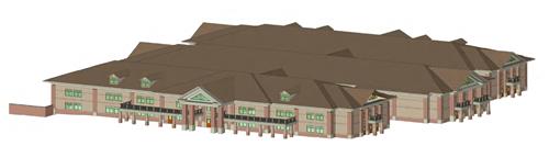 Exterior rendering of South Elementary
